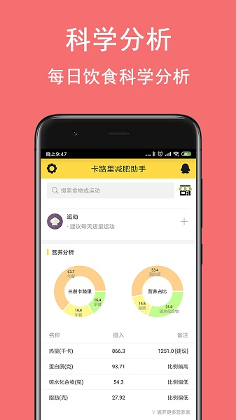 卡路里减肥助手软件