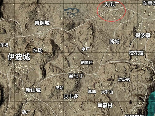 和平精英沙漠资源分布介绍