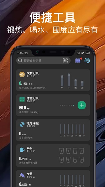热量减肥法软件