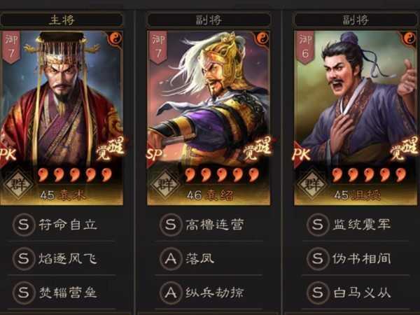三国志战略版袁绍最强阵容分享