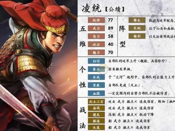 三国志战略版凌统兵书选择