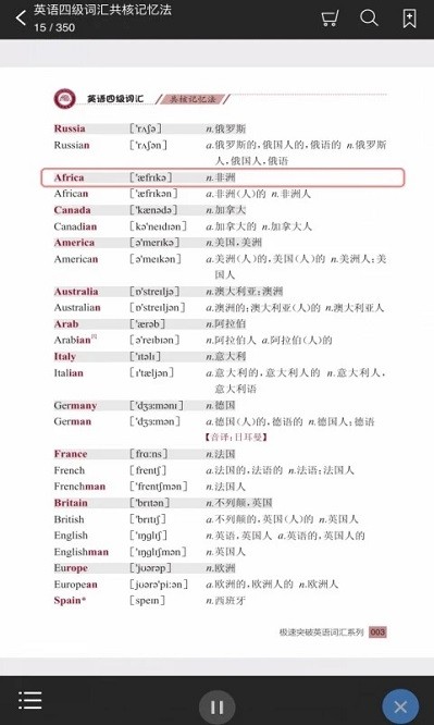 英语四级词汇共核记忆法appapp最新版下载