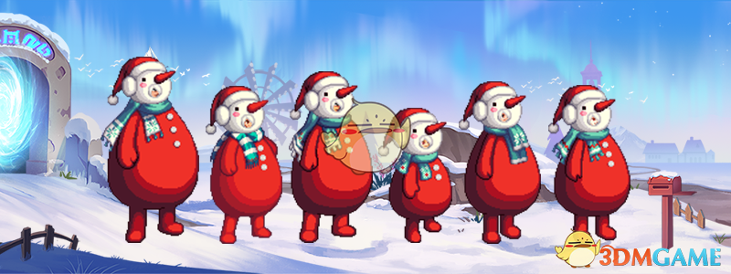 《DNF手游》璀璨雪人礼包雪人套装扮介绍