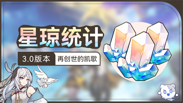 崩坏星穹铁道3.0零氪可获取星琼数量统计