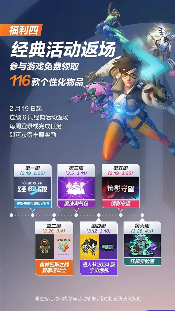 《守望先锋回归》补偿奖励一览回归补充福利有什么6