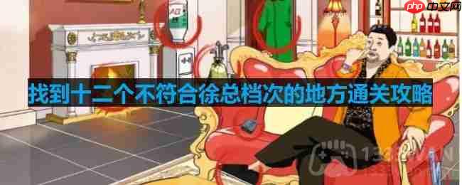 文字玩出花找到十二个不符合徐总档次的地方怎么过