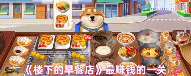 楼下的早餐店攻略——最赚钱的一关
