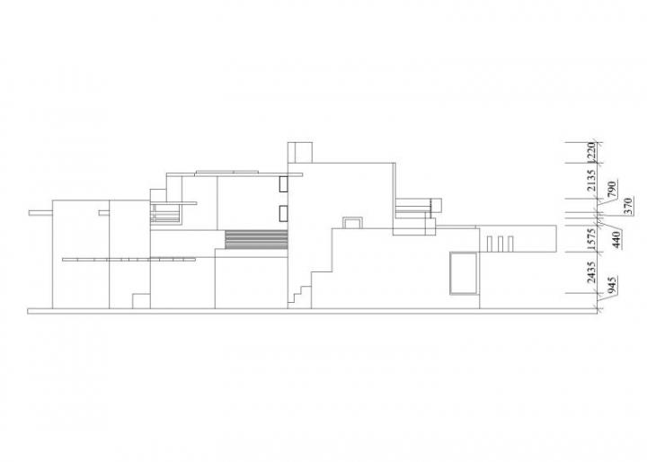 著名的赖特流水别墅CAD建筑图参考免费下载